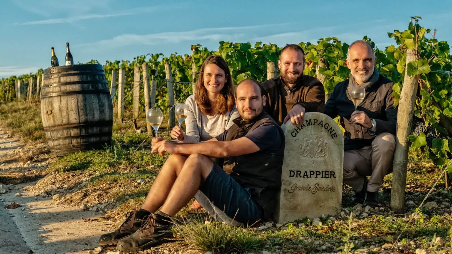 Portrait de la famille Drappier, vignerons en Champagne 
