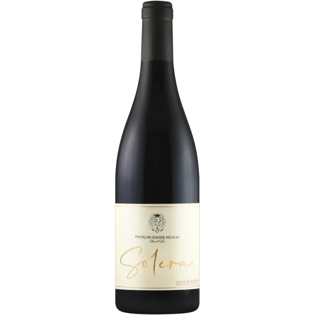 Côtes du Rhône, vin rouge, Solera, François-Xavier Nicolas